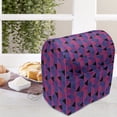 thumbnail image 4 of Geometric Lounger Chair Bag, Triangles Pattern Along Vertical Stripes Modern Abstract Design, High Capacity Storage with Handle Container, Lounger Size, Hot Pink and Blue Violet, by Ambesonne, 4 of 5