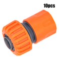 thumbnail image 1 of Conector rápido de manguera, 10 piezas G3/4 DN20 Adaptador de tubería de agua para jardín Conector de tubería de agua Diseño de clase mundial, 1 of 12