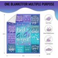 thumbnail image 5 of Gigi Gifts, Gigi Gifts for Grandma, Best Gigi Ever Gifts, Birthday Gifts for Gigi, Gift for Gigi, Gifts for Gigi from Grandkids Granddaughter, Gigi Gifts for Christmas Throw Blanket 50"x60", 5 of 6