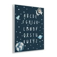 Stupell Industries Outer Space Alphabet Novelty Painting Unframed Art