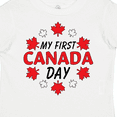thumbnail image 4 of Inktastic My First Canada Day with Red and White Maple Leaves Boys or Girls Toddler T-Shirt, 4 of 5