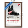 thumbnail image 3 of NHL Detroit Red Wings - Drip Skate 21 Wall Poster, 14.725" x 22.375", Framed, 3 of 3