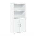 thumbnail image 2 of Furinno Pasir Armoire de Rangement avec 2 Étagères Ouvertes et 2 Portes, Blanc, 2 of 5