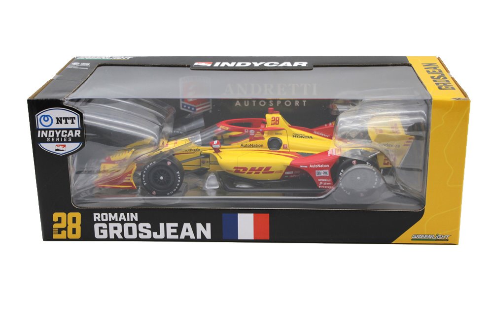 ミニカー Romain Grosjean Andretti Auto IndyDriver Amazon.com: Collectibles NTT IndyCar Series #28 Romain