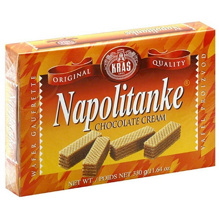 Kras Napolitanke Chocolate Cream Wafer, - Walmart.com