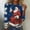 #152-Red, variant on Craaazy Christmas Shirts For Women Santa Xmas Graphic Pullover Christmas Tree Printed Top Christmas Gifts Crewneck Sweatshirts Gifts