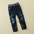 thumbnail image 1 of Kids Boys' Stretch Slim-fit Jeans Straight Leg Jeans Pants Little Boys Jeans Size 4-11 T,A3,11 Years, 1 of 2