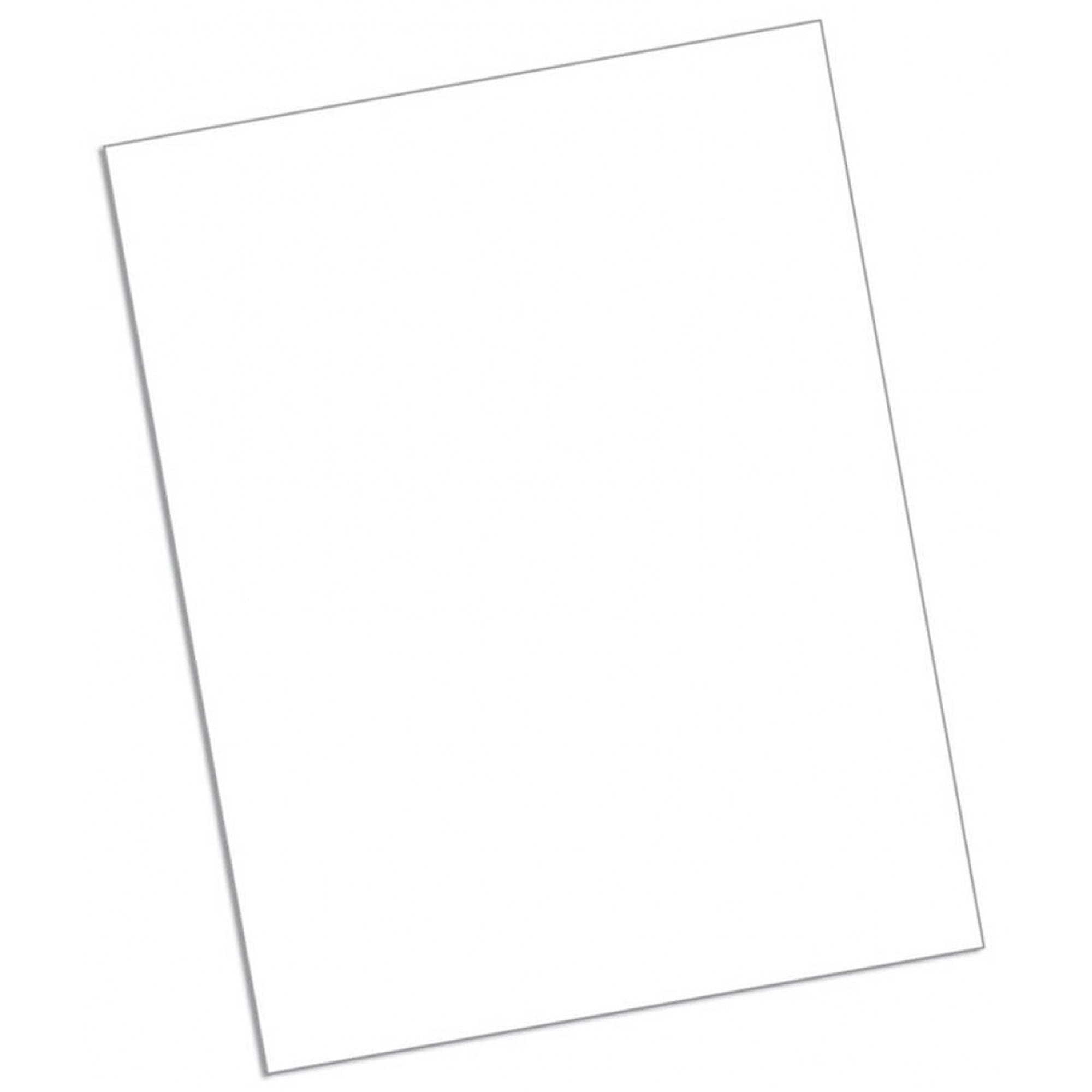 Pacon Card Stock, 8.5" x 11", White, 50 Sheets