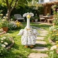 thumbnail image 3 of HWRETIE Outdoor Yard Decoration Winter Outfit for 23 Inch Porch Cement Statues Cute Gooses Dress Costumes, 3 of 7