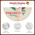 thumbnail image 3 of Fotbe Merry Christmas 1 Pattern Christmas Tree Skirt, Tree Skirts Plush Christmas Decorations, Christmas Tree Skirts Xmas Decorations Holiday Party Decor-30", 3 of 6