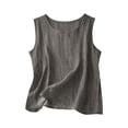 thumbnail image 6 of Frostluinai Two Piece Sets for Women Summer Casual Sleeveless Tank Top Matching Shorts Lounge Sets Ladies Clothes Loose Fit Outfits with Pocket Dark Gray XL, 6 of 8