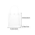 thumbnail image 3 of SHIMELE Transparent Gift Bag with Snap Button Closure - Waterproof Plastic Tote Bag for Gift Packaging, Storage, Shopping, and Daily Use, 25x18x8cm, 3 of 6