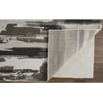 thumbnail image 4 of HomeRoots 514911 9 x 12 ft. Brown & Ivory Abstract Power Loom Distressed Stain Resistant Rectangle Area Rug, 4 of 5