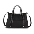 thumbnail image 6 of Wrangler Tote Bags for Women Medium Satchel Purse with Designer Braided Rope Top Handle, 6 of 7