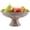 Oceanic, variant on Radicaln Marble Fruit Bowl For Kitchen Counter 10 inches White Handmade Candy Bowl For Entryway Table, Ideal Decorative Bowl, Serving Bowl and Marble Pedestal Bowl For Dining Table Centerpiece