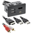 thumbnail image 1 of Axxess AXFD-USB USB-AUX-HDMI Knockout Replacement Panel for 2015-2016 Ford F-150, 1 of 3