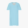 thumbnail image 4 of Uaswgudfs ​2025 Women Casual Short Sleeve V-Neck Dress​ - Lightweight Relaxed Fit with Front Pockets for Summer Style Light Blue 3XL, 4 of 5