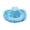 Light Blue-One Size, variant on Kids' Feather Trimmed Rhinestone Edged Cowboy Hat Four Colors Sparkling Cowboy Hat Black