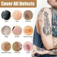 thumbnail image 7 of Tattoo Cover Up, Tattoo Concealer Makeup, 2 Colors waterproof concealer, Professional Waterproof Skin Concealer Set to Cover Tattoo/Scar/Acne/Birthmarks for Men and Women (2x20g), 7 of 7