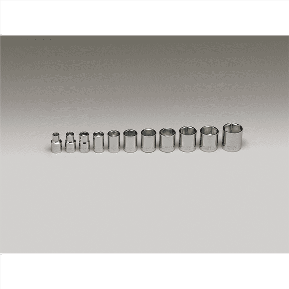 Wright Tool 3/8"Dr 6Pt Std Skt Set  11Pc