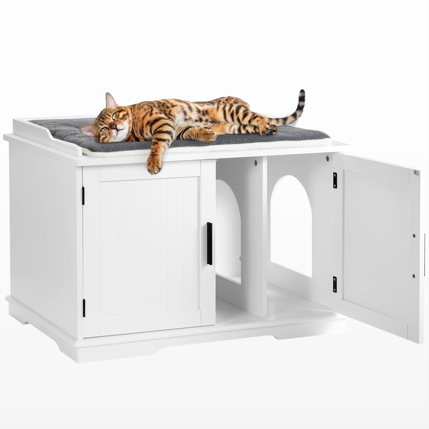 Coastal Credenza Hidden Litter Box Furniture LitterRobot lupon.gov.ph
