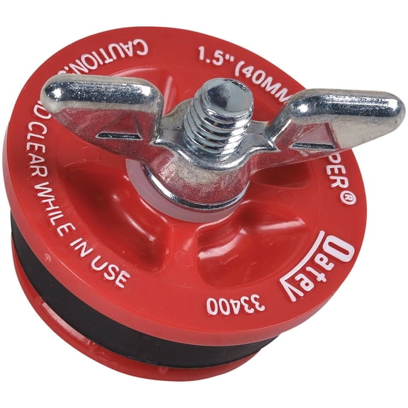 Oatey 33400 1-1/2 Inch Gripper, Red