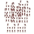 thumbnail image 2 of 100 figuras de soldados para decoración de mesa de arena, modelo de soldado para niños. Rojo, 2 of 8
