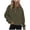 A-Green806, variant on Women's Half Zip Pullover Hoodie Oversized Fit Raglan Sleeve Kangaroo Pocket Top Soft Casual Daily Loungewear Shirt