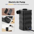 thumbnail image 3 of Electric Air Pump, Rechargeable Battery Air Mattress Pump, Portable Quick-Fill Inflator/Deflator Pumps with 4000mAh for Camping Inflatable Cushions, 3 of 4