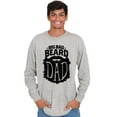 thumbnail image 4 of Big Bad Beard Dad Fathers Day Gift Men's Long Sleeve Tee T Shirt Brisco Brands M, 4 of 6