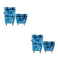 thumbnail image 3 of kurtrusly Designed For Shopping Comfort Shopping Bag With Wheels Foldable Noble orchid 2Set, 3 of 6
