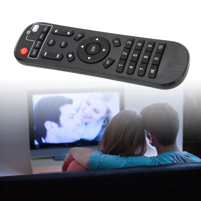 Sonew Télécommande de Remplacement Gros Boutons Résistant à l'Usure Télécommande Applicable pour H96 PRO TV Box, Remplacer Télécommande pour TV Box, Télécommande TV Box