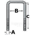 thumbnail image 2 of 1 TRAILER STEEL U-BOLTS 2 1/16" SQUARE AXLE SPRING M14 U-BOLT 9/16" X 4 ¾” 1000303, 2 of 3