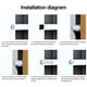 thumbnail image 5 of Cierre silencioso suave de 5 piezas, Tope de puerta oculto de contacto abierto, Tope de puerta de gabinete, puerta de succión, rebotador, accesorios de muebles, 5 of 5