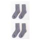 thumbnail image 4 of Inteprter Calcetines Cachemira Calcetín cálido engrosado contra el frío Equipo informal Usable Absorbe el sudor Invierno Hombres Regalo de Gris 2piezas, 4 of 6