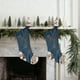 thumbnail image 4 of Medias navideñas de lona, medias navideñas de mezclilla, decoraciones de Halloween, decoración de otoño, decoración del hogar, adornos navideños., 4 of 6