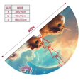 thumbnail image 3 of Yiaed Cloud Guinea Pig Print Christmas Tree Skirt , Tree SkirtsTree Mat for Christmas Winter Holiday Indoor Decorations-48", 3 of 7