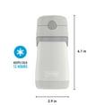 thumbnail image 6 of Thermos Baby Vacuum Insulated Stainless Steel Straw Bottle, 10oz, Gray, 6 of 6