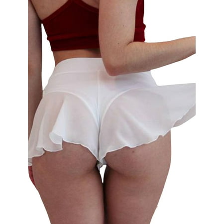 

DYMADE Women Sexy High Waisted Ruffle Perspective Sexy Lace Panties