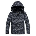 thumbnail image 3 of Toddler Snowsuit 6-14 Years Old Children Boys Ski Suit Outdoor Windproof Waterproof Warm Thickened Fall Winter Cute Outfits Waterproof Rain Lightweight Jacket,6-14 Years, 3 of 3