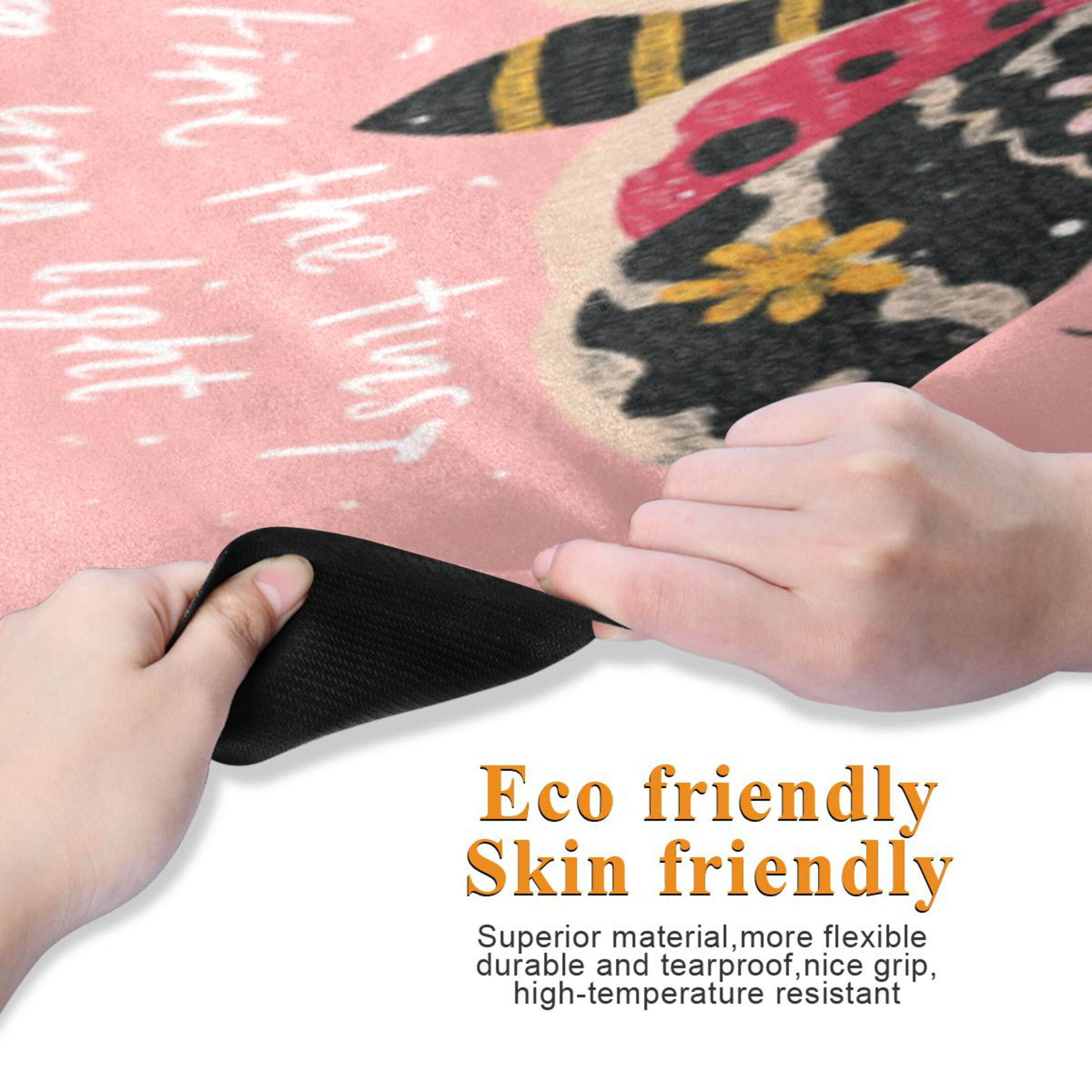 BZSMCE Yoga Mat Women Fitness Mat Light Of Hope Pattern