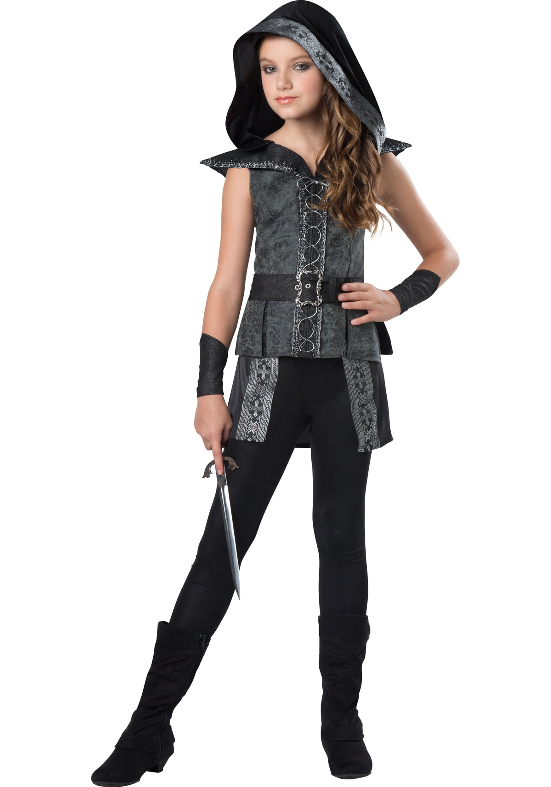 Girls Tween Dark Woods Huntress Costume - Walmart.com - Walmart.com