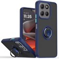 thumbnail image 2 of For Motorola Moto G Power 5G 2025 XT2515V O-Ring Kickstand Cover Cell Case - Blue, 2 of 5