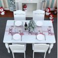 thumbnail image 4 of 4 PCS Almohadillas de mesa 35.5x180cm para mesa de comedor de fiesta Mesa de café Vajilla Disposición del gabinete o Decoración navideña diaria del hogar Mesa, 4 of 5