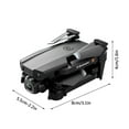 thumbnail image 2 of Cuadricóptero con cámara, oferta de liquidación, lente para dron, fotografía aérea, mini aeronave de control remoto de alta definición (cuatro aeronaves), juguetes para niños., 2 of 6