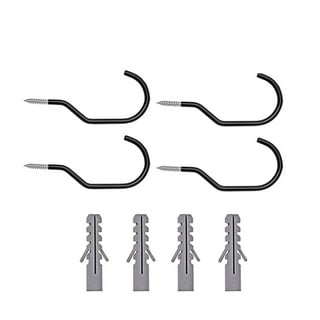 Concord Heavy Duty Bicycle J Hooks, Powder Coated, Limit 50lbs, 2 Pack, 11  D x 5 H x 1 W, 0.6 lbs