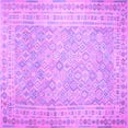 thumbnail image 1 of Ahgly Company Indoor Square Southwestern Purple Country Area Rugs, 3' Square, 1 of 4
