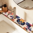 thumbnail image 2 of Yayeee Faucet Mat for Kitchen Sink 30" Diatomite Long Splash Guard Pad, Flowers Pattern Style, 2 of 7