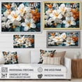 thumbnail image 4 of Designart "Plumeria Blossom In Beige And White Beauty" Flower Floater Framed Wall Decor, 4 of 5