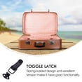 thumbnail image 2 of SHISUYAN 6pcs Stainless Steel Black Toggle Latch Spring Loaded Toggle Latch for Wooden Case, 2 of 9
